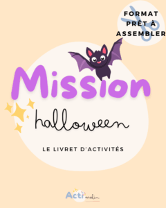 ACTI MALIN - Mission Halloween - livret d'activités à assembler
